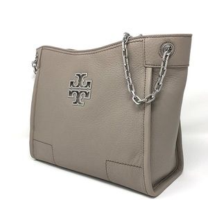 Tory Burch Grey Britten handbag