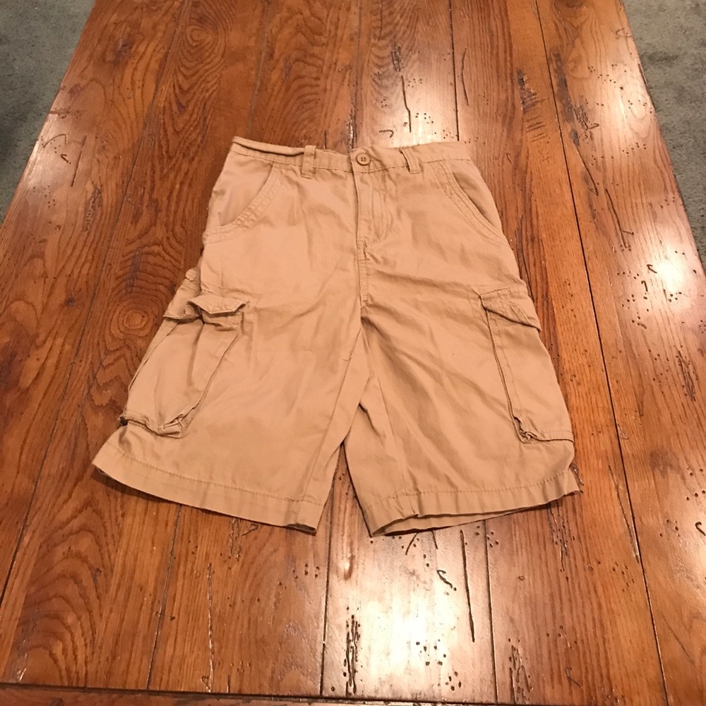 Boys tan khaki shorts