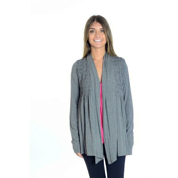 Bailey 44 Sweaters - Anthropologie Bailey 44 Gray Draped Front Cardigan