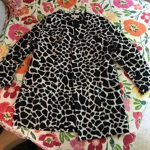 Animal print jacket
