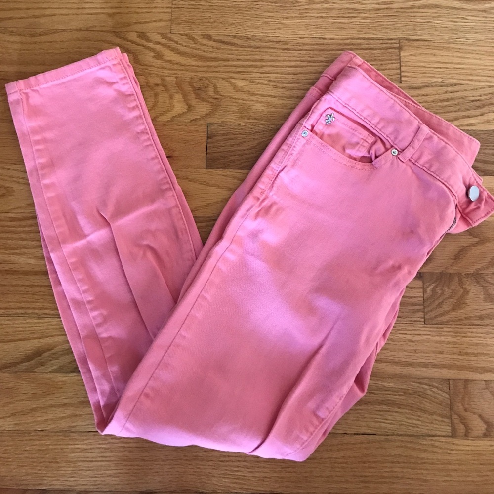 Cache Pink Ankle Jeans