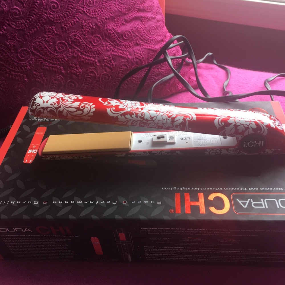 Chi Hair Straightener! Limited edition Red/crystal