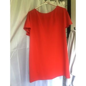 Red Zara dress size small. Worn once!