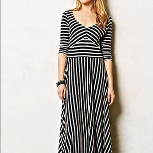 Puella Demarcation Striped Maxi Dress