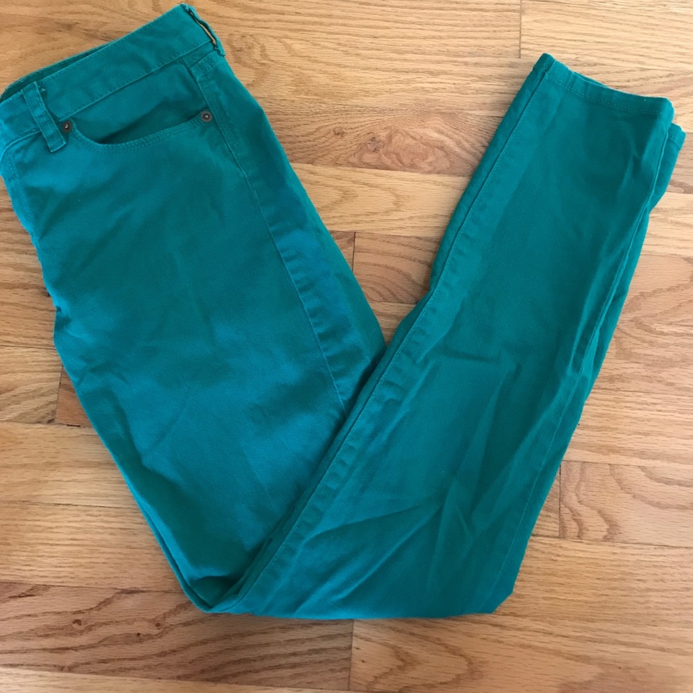 Banana Republic Green Jeans
