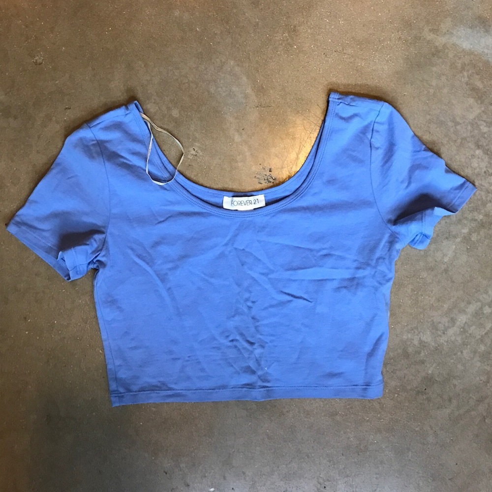 Forever 21 periwinkle Crop Top M
