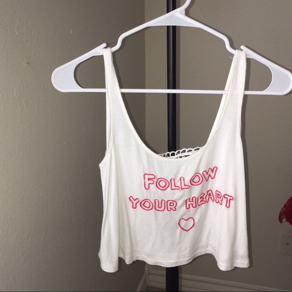 Cute White Crop Top