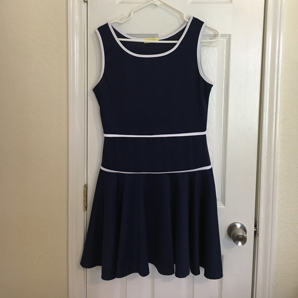 A-line Navy Blue Tennis dress