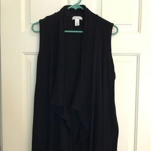 Small WHBM black sweater tunic vest