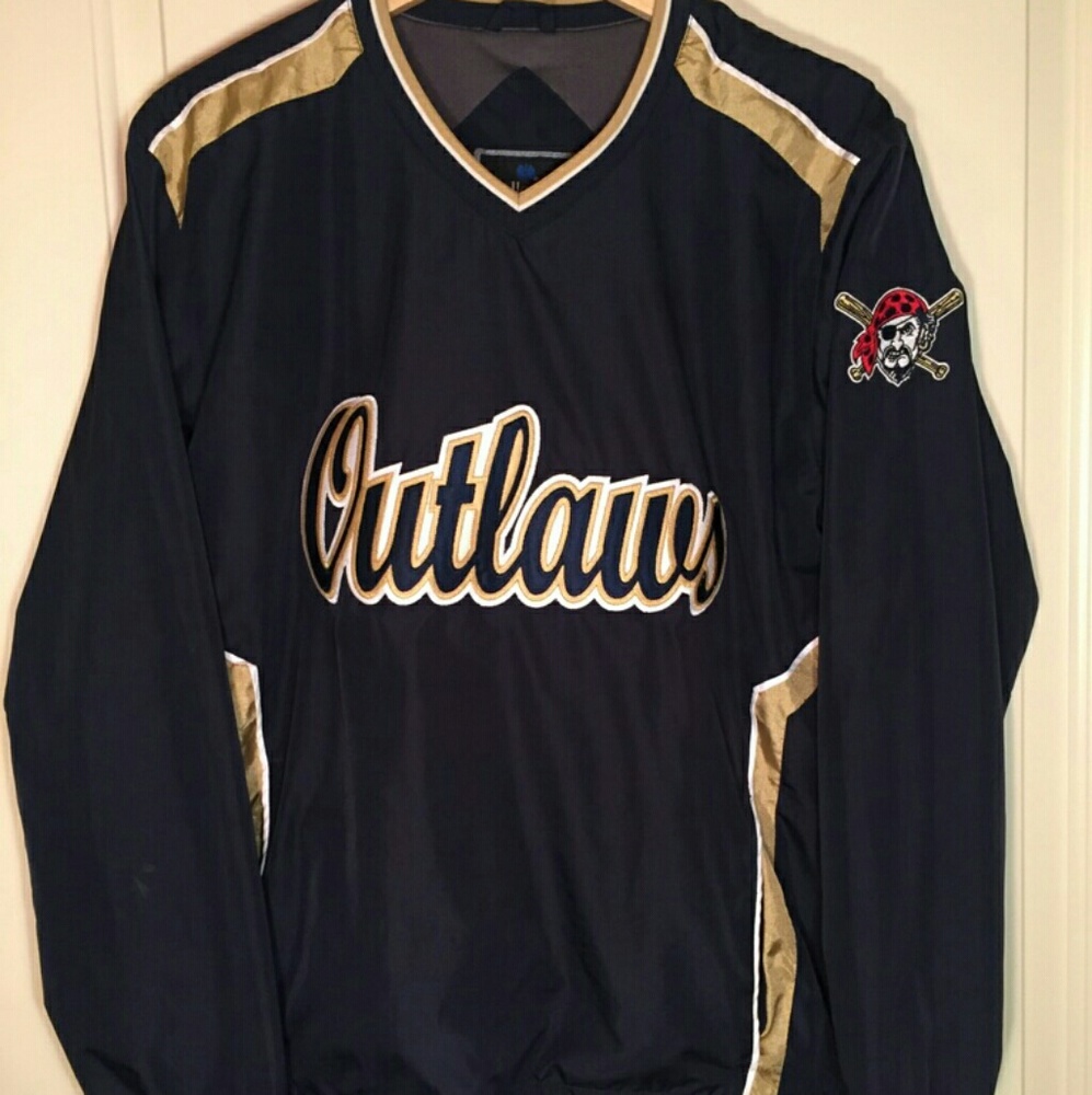 Men's outlaws logo pullover windbreaker