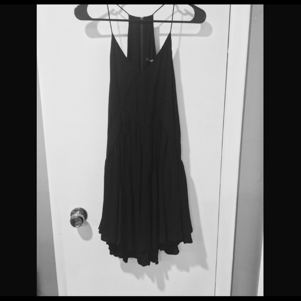 BNWT Boho Racerback Zip Flowy Mini Dress