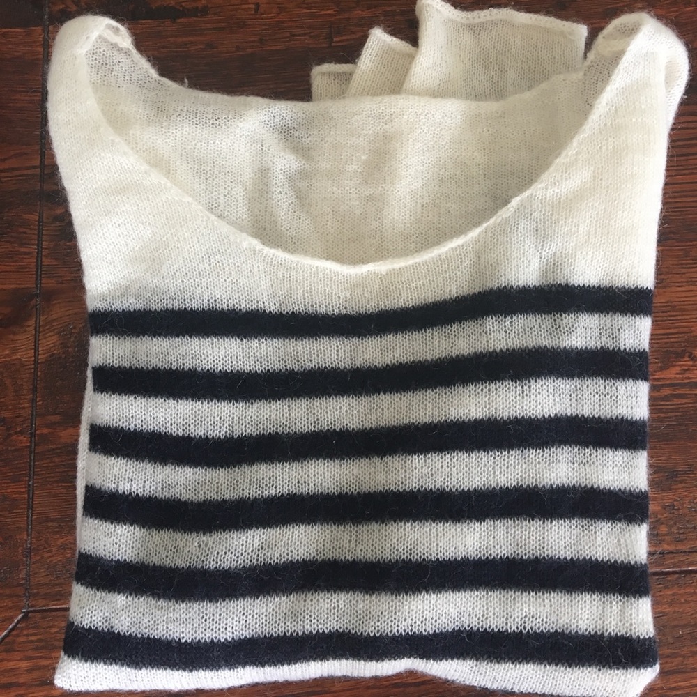 Summer Weight Nautical Stripe Sweater