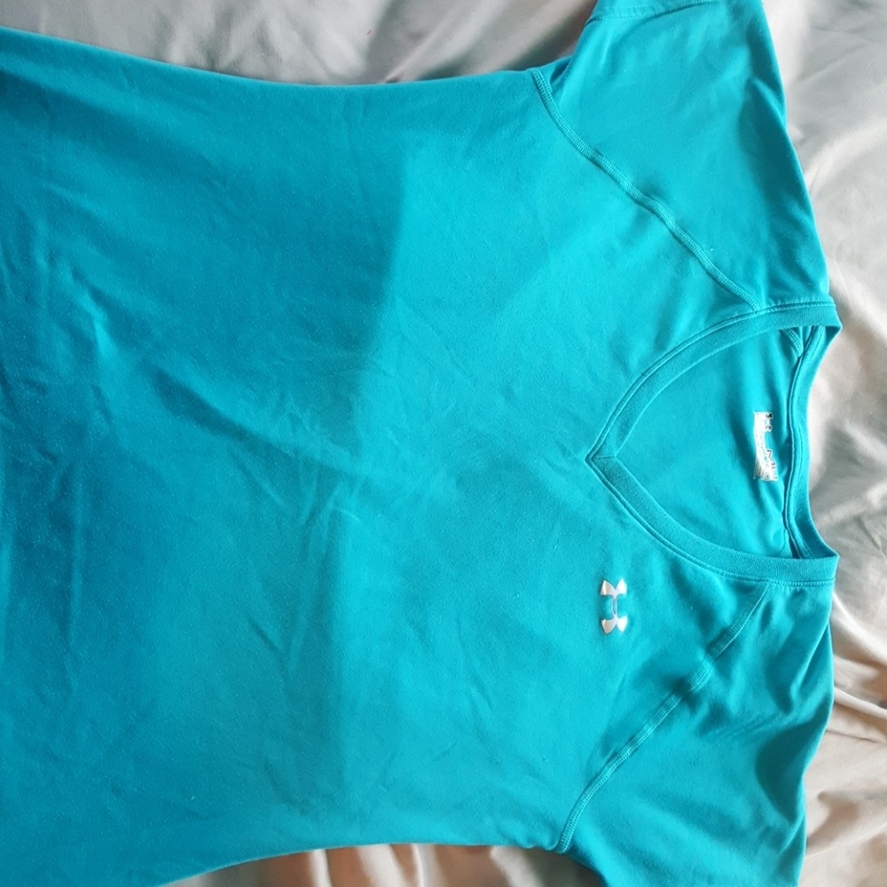 Blue under armor shirt