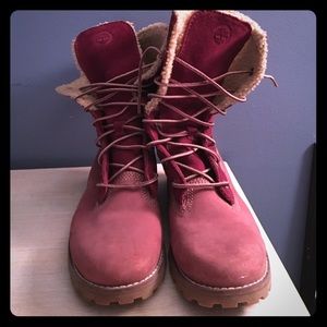 Pink Timberlands