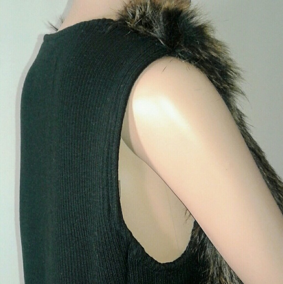 Ann Taylor Fur Vest - Picture 3 of 8
