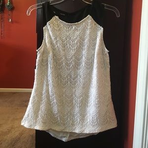 Maurices sleeve-less lace top.