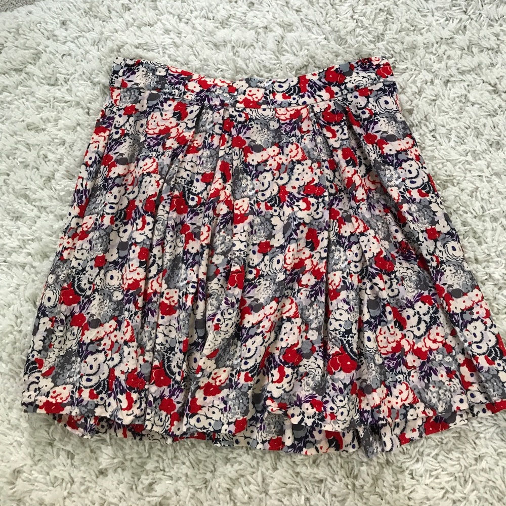 Floral BCBG skirt