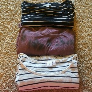 3 long sleeve shirts bundle