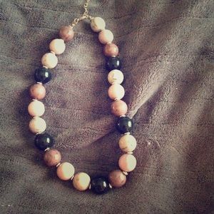 Charcoal Beaded Necklace