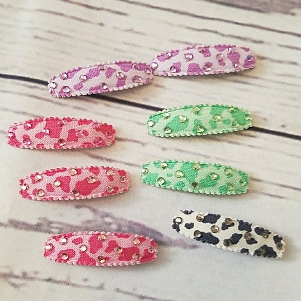 Rachel weissman hair clips, set of 8
