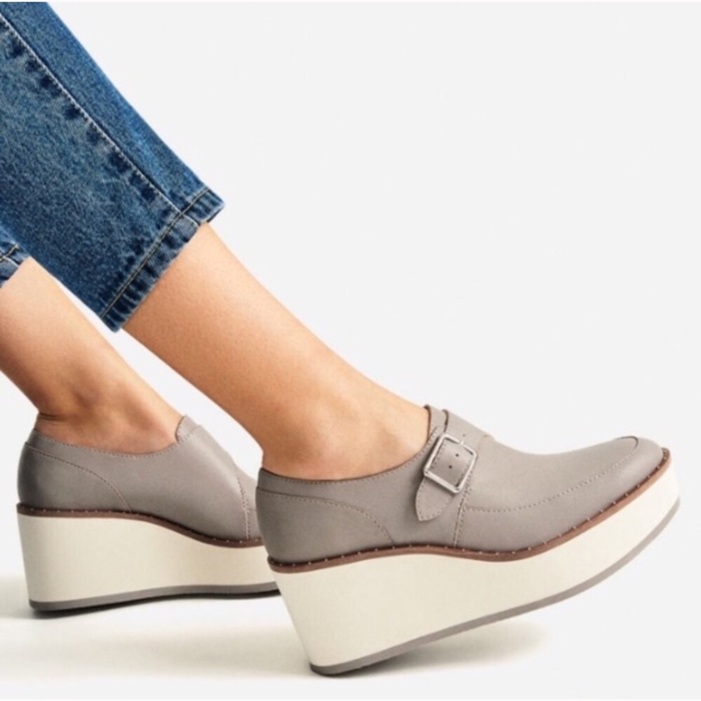 Zara wedge shoes