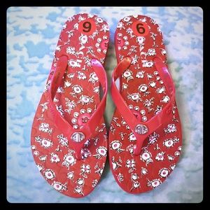 NWOT Coach Abbigail flip flops