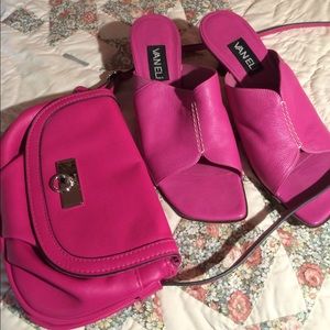 Pink pink pink Vaneli shoes and cute purse