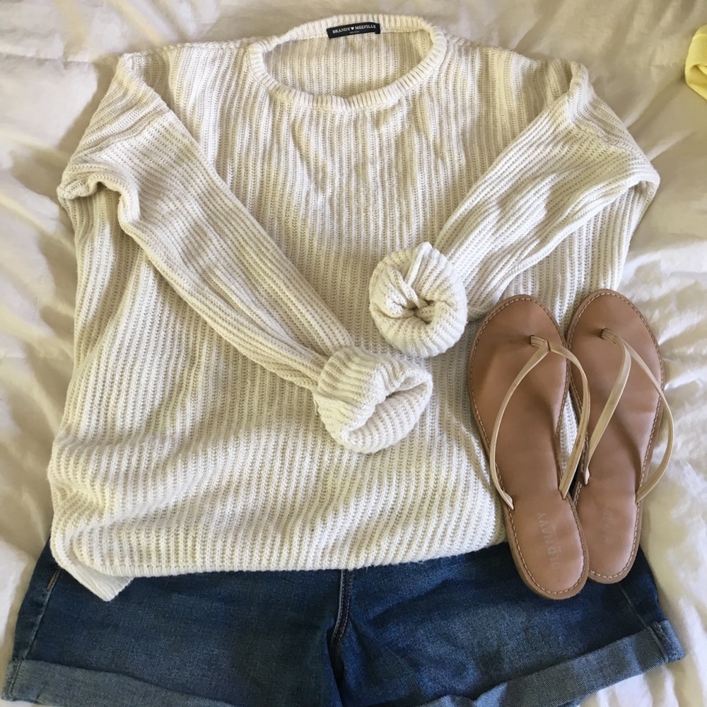 Cream sweater
