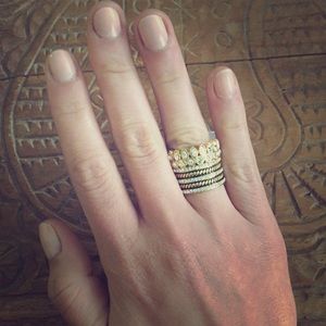 NWT Baublebar Charlotte stacked ring