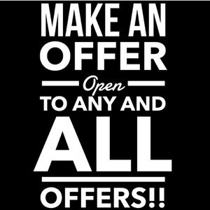 OPEN TO OFFERS