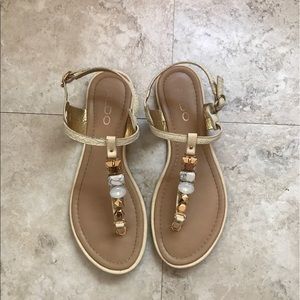 Aldo jeweled sandals