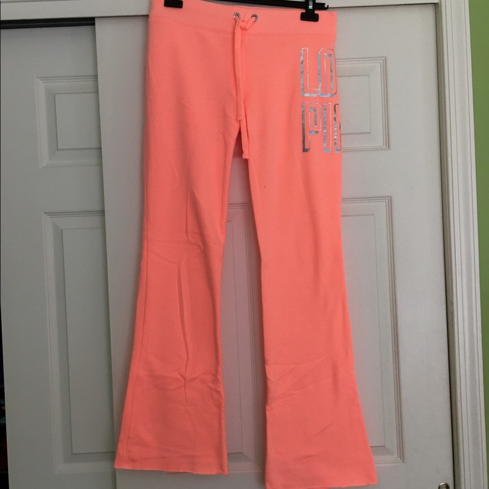 VS Pink Coral Sweatpants