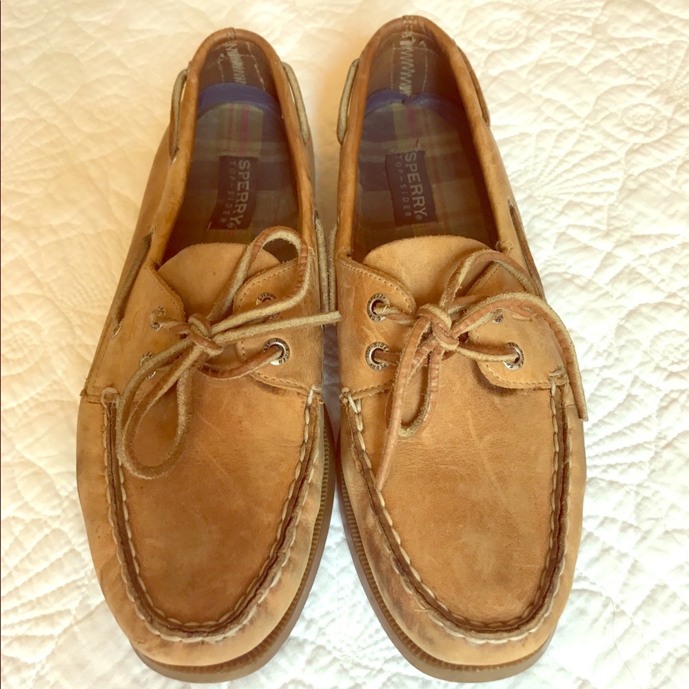 Authentic Leather Sperry Topsider Boat Shoes