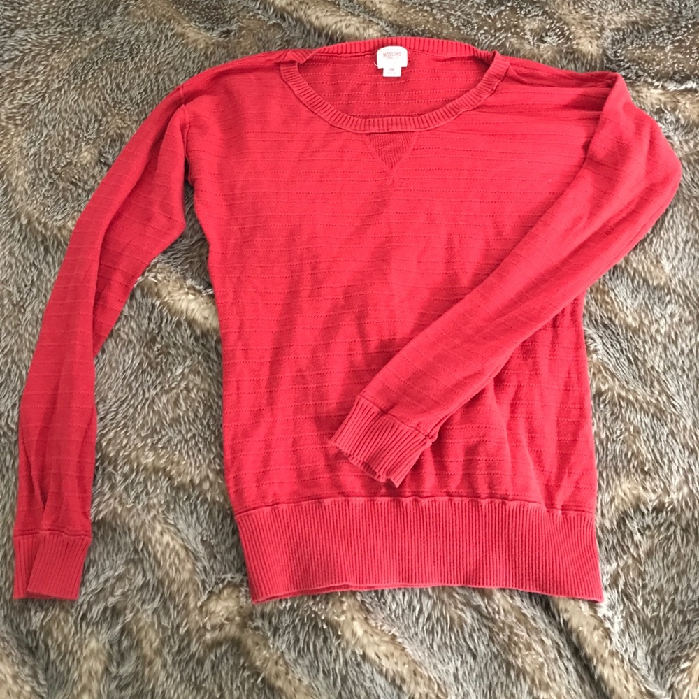 Orange sweater