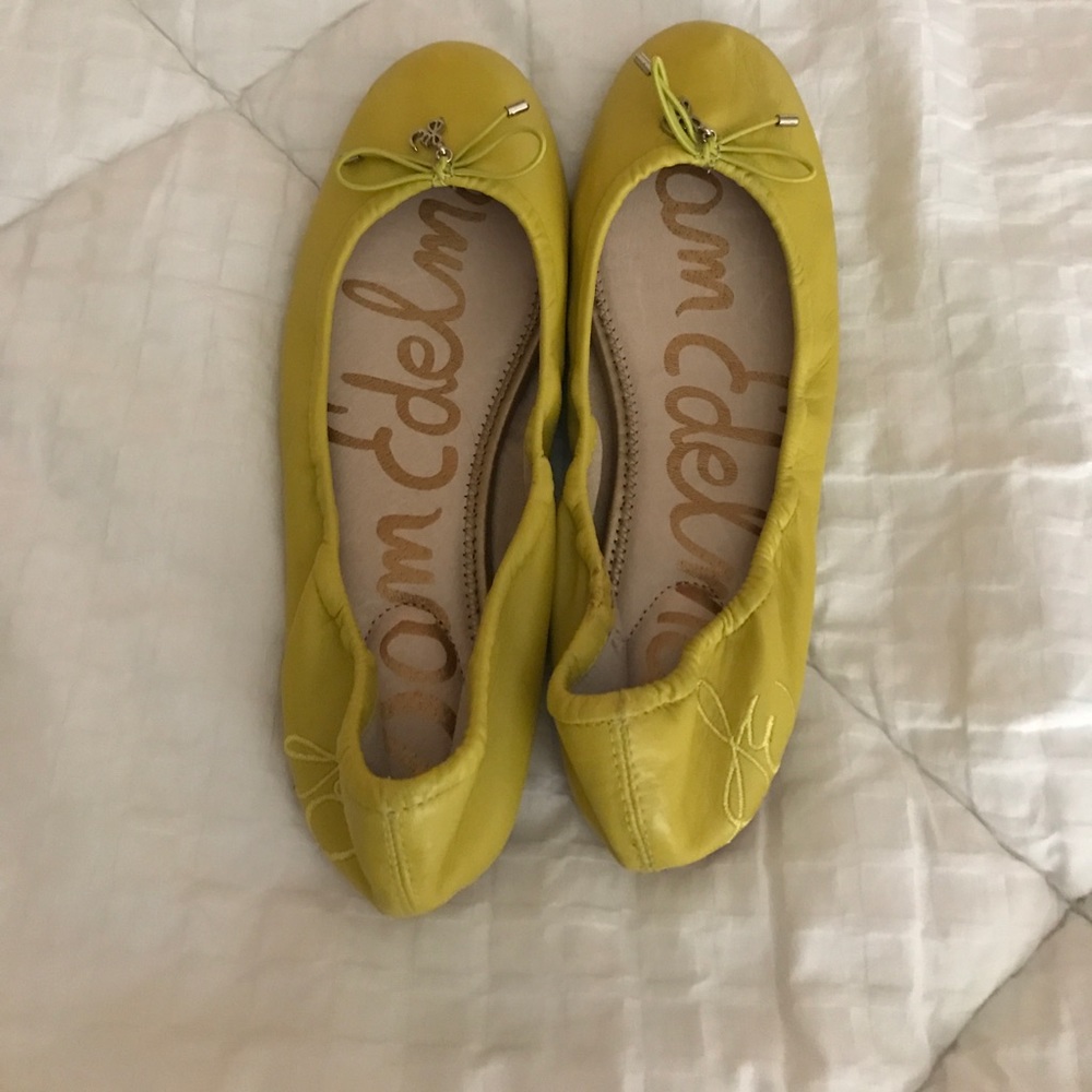 Yellow sandals