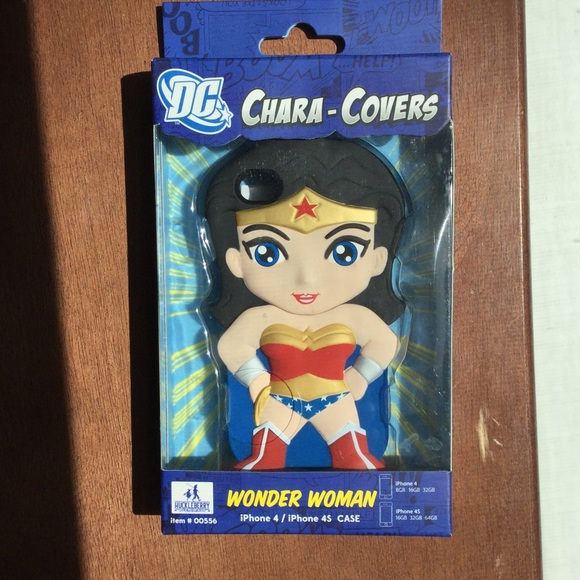 WONDER WOMAN 4s I phone case new in box never used - Picture 1 of 2