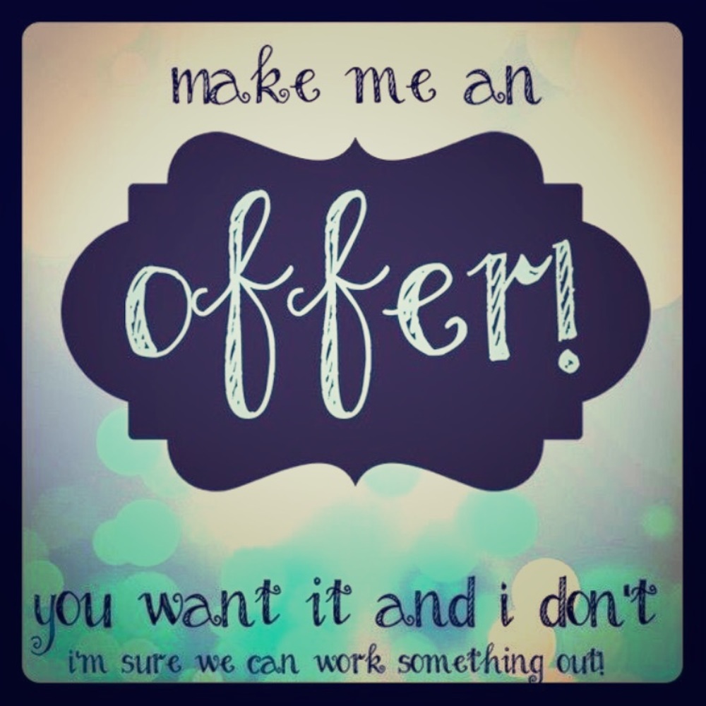 Make me an offer!
