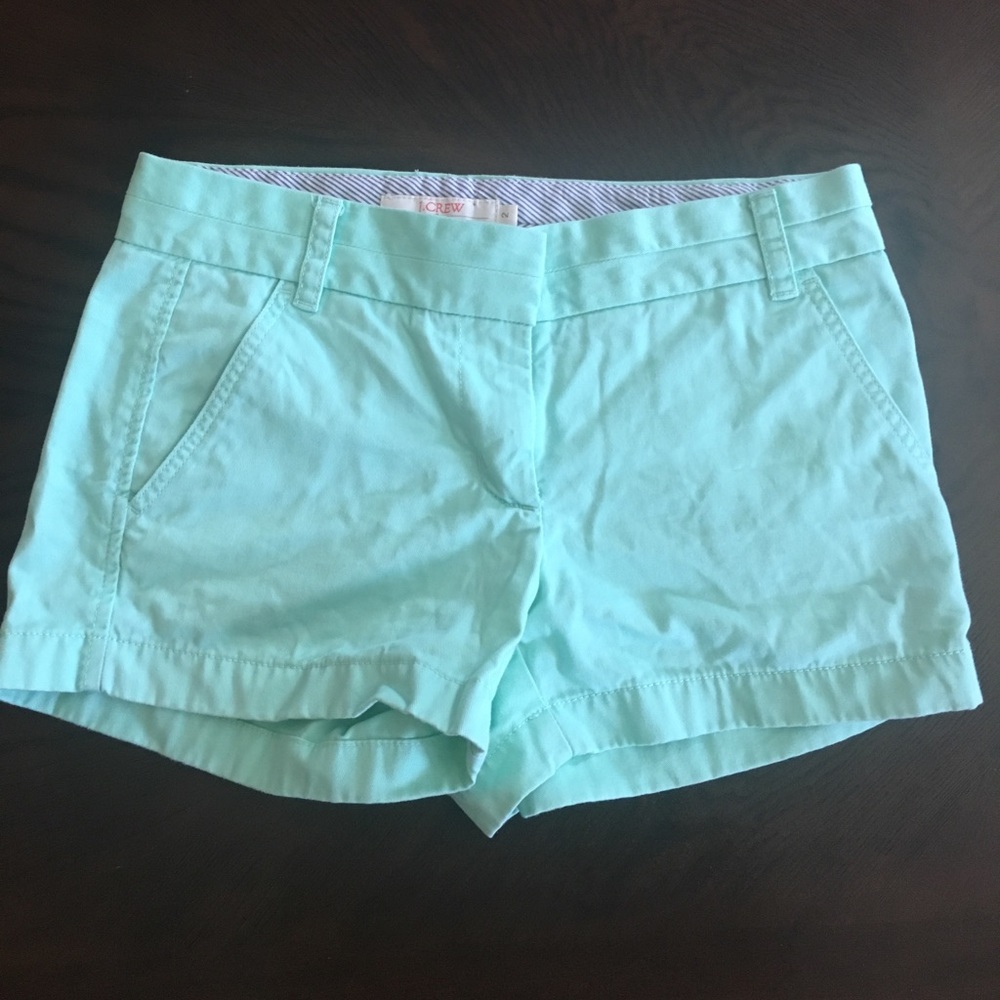 Mint J. Crew chino shorts