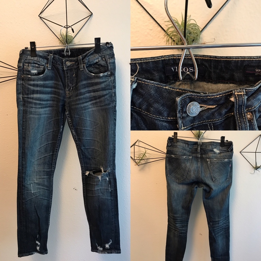 Vigoss Skinny, Distressed Jeans