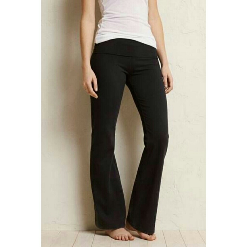 Aerie Black Flared Leggings