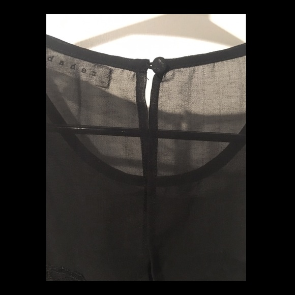 Black Lace Crop Top - Picture 3 of 3