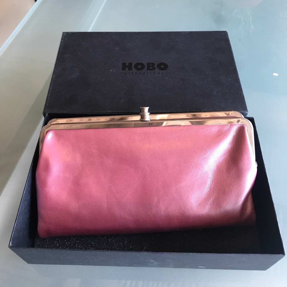 Leather, double clutch