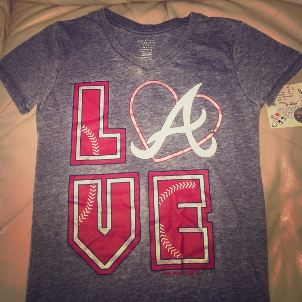 Braves Baseball grey tshirt