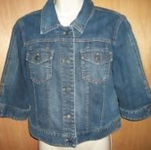 3/4 sleeve Jean jacket