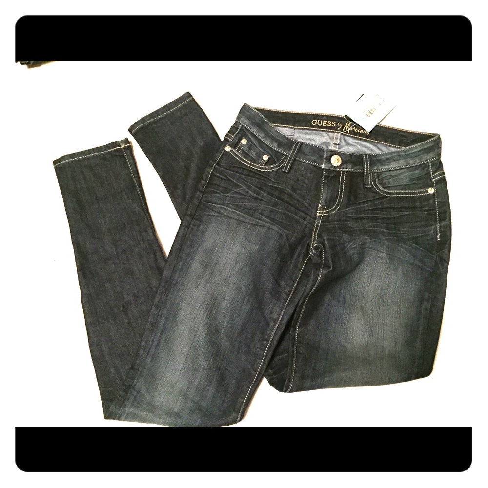 Guess by Marciano Mid-rise Skinny Jeans Sz 26 Long