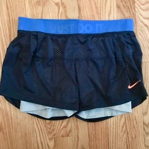 Nike Blue Running Shorts