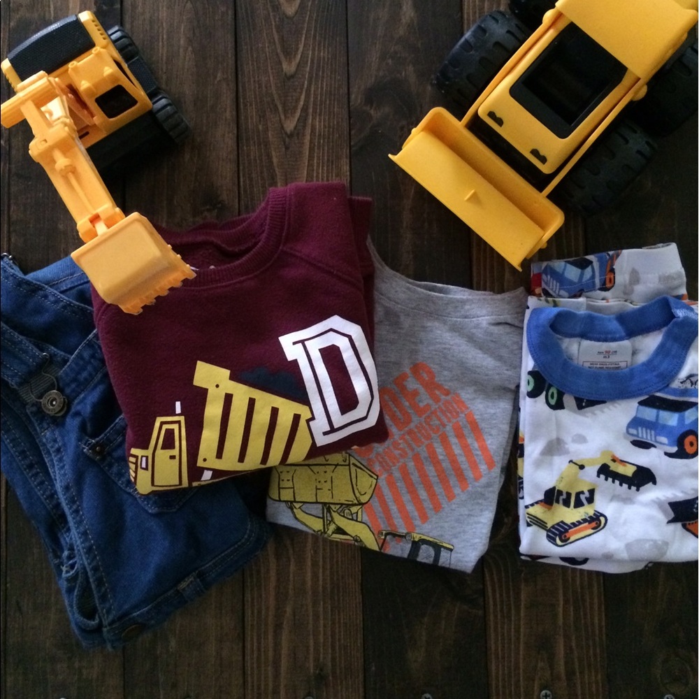 KIDS Construction Truck Set. SIZE 3T