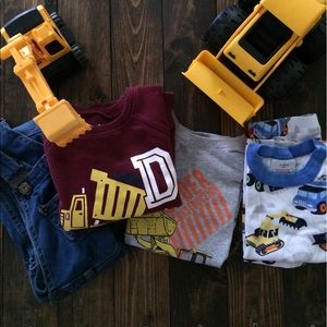 KIDS Construction Truck Set. SIZE 3T