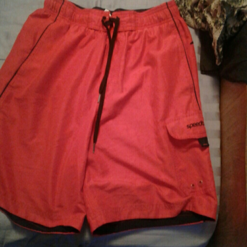 speedo drawstring swimming shorts