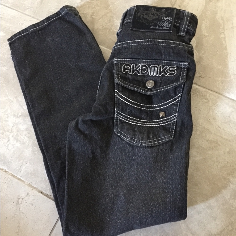 Akdmks Girl’s Black Jeans size 12